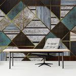 Load image into Gallery viewer, Teal Geometry Fusion