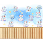 Load image into Gallery viewer, Cloudy Elephant Parade