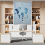 Load image into Gallery viewer, Blue Continental Map