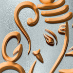Load image into Gallery viewer, Close-up detail of Ganpati Elegant Design showing the sculpted copper linework