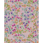 Load image into Gallery viewer, Blush wildflower meadow blind pattern in pink, purple, orange and green, full design view