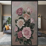 Load image into Gallery viewer, Blush rose glass film on a window ā Lolli & Omi