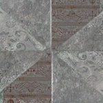 Load image into Gallery viewer, Vintage Grey Textured Patchwork Geometry Wallpaper