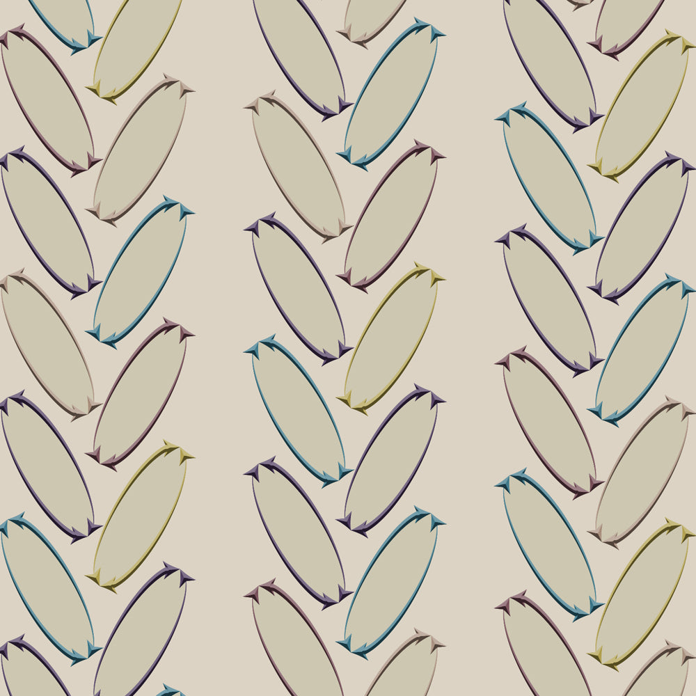 Calm Leaf Trail Pattern
