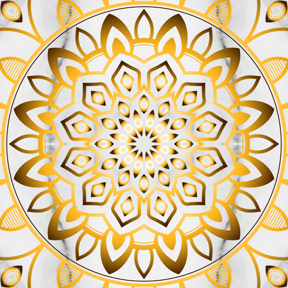 Luxe Geo-Mandala Panel