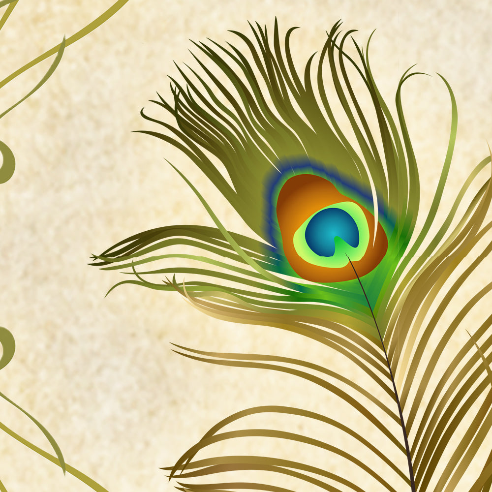 Ethnic Feather Charm