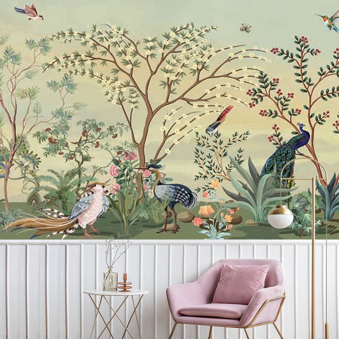 Pastel Chinoiserie Garden