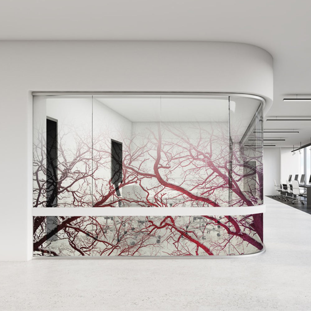 Frosted Branch Silhouette