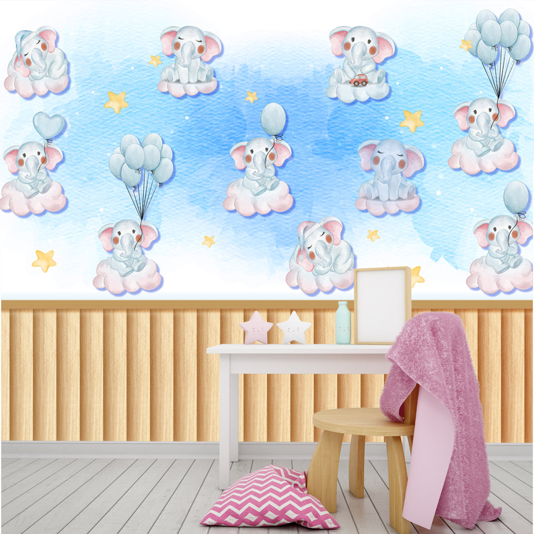 Cloudy Elephant Parade