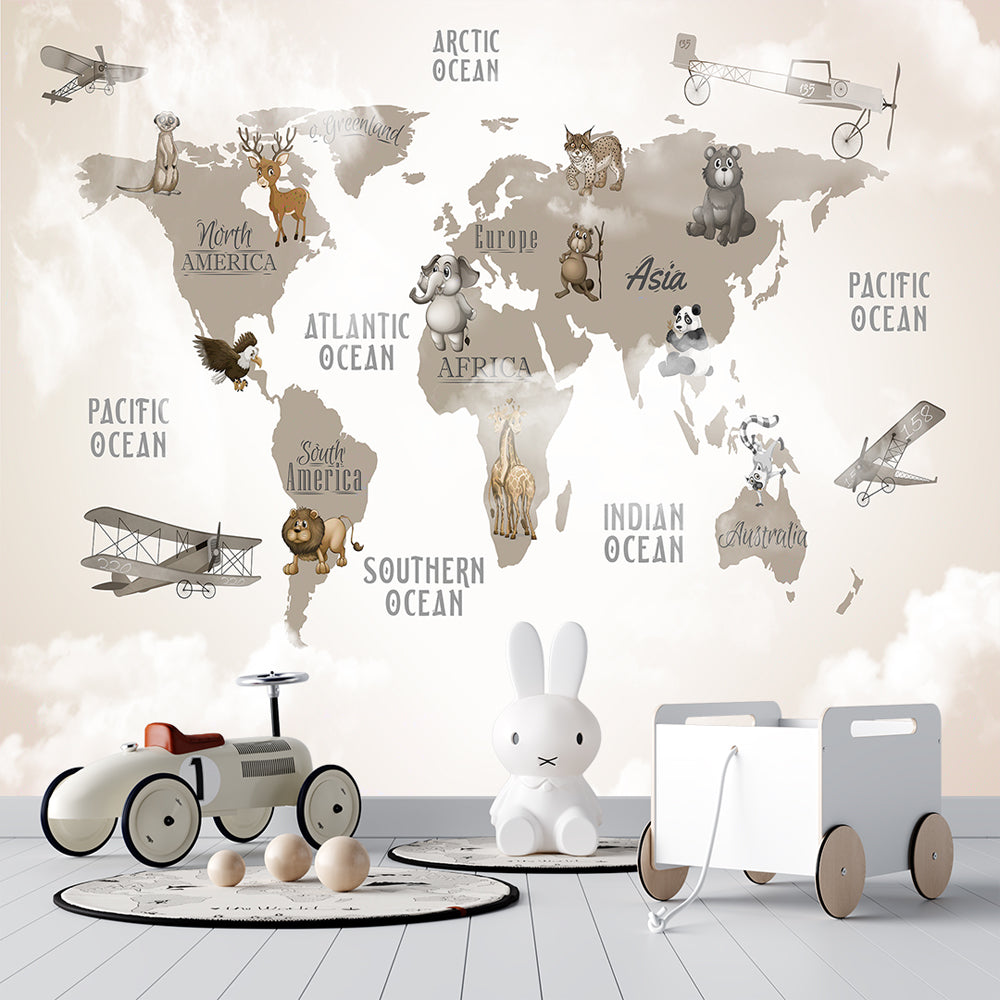 Adventure Animal World Map