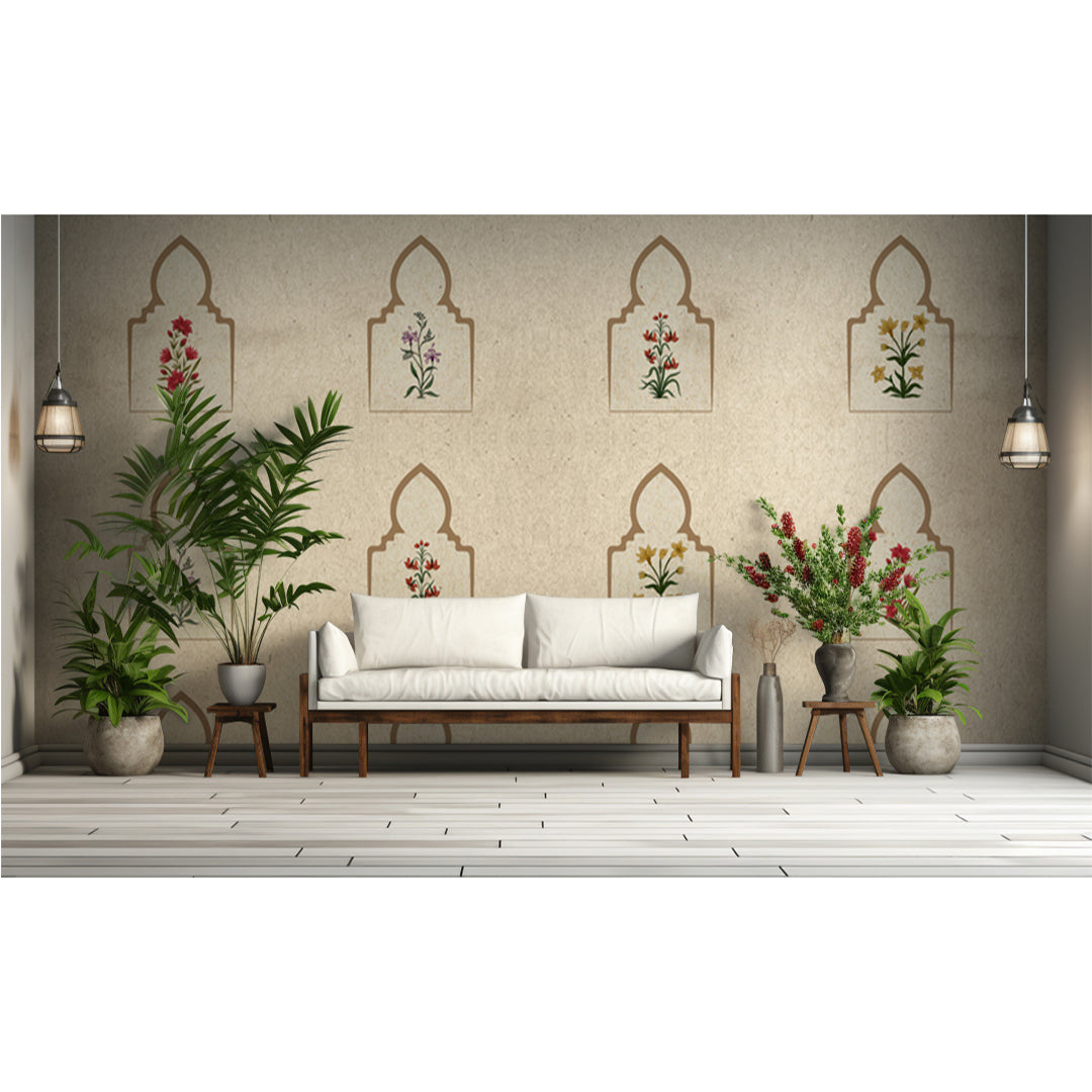 Subtle Jharokha Blossom Niches