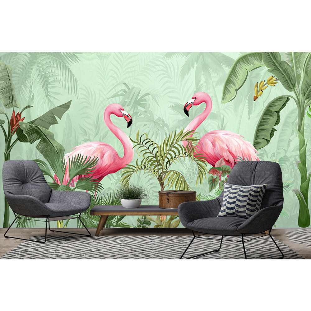 Flamingo Garden Reverie