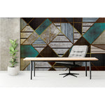 Load image into Gallery viewer, Teal Geometry Fusion