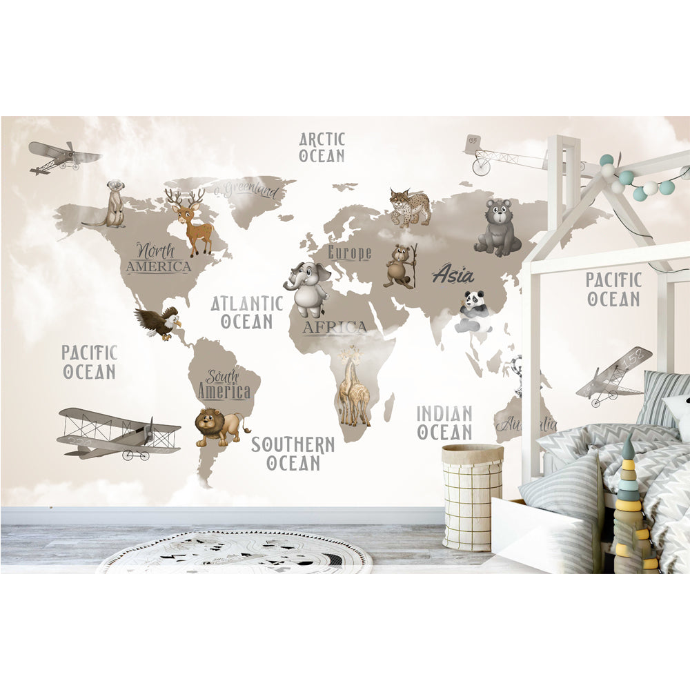 Adventure Animal World Map