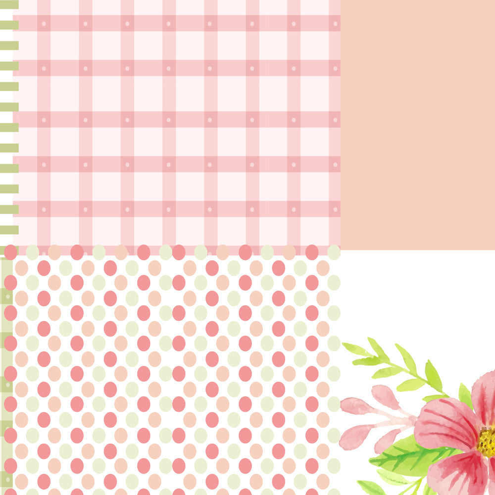 Pastel Patchwork Bloom