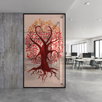 Load image into Gallery viewer, Ember Bloom Tree Silhouette