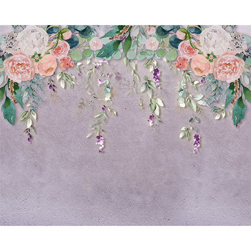 Pastel Floral Drape