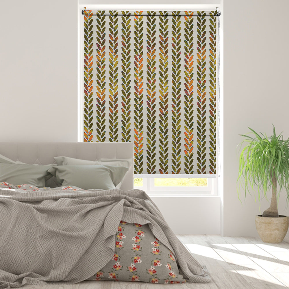 Hand-Painted Leaf Trail