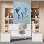 Load image into Gallery viewer, Blue Continental Map