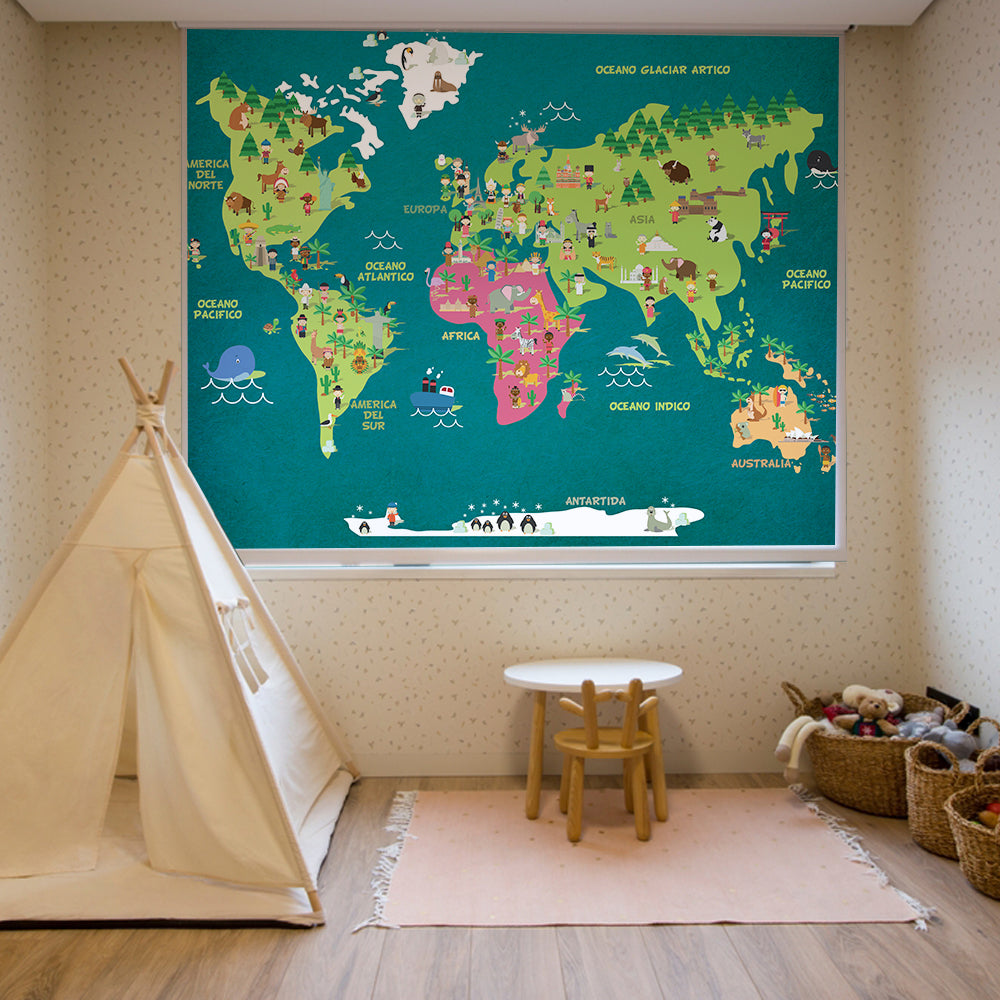 Our World Kids Learning Map