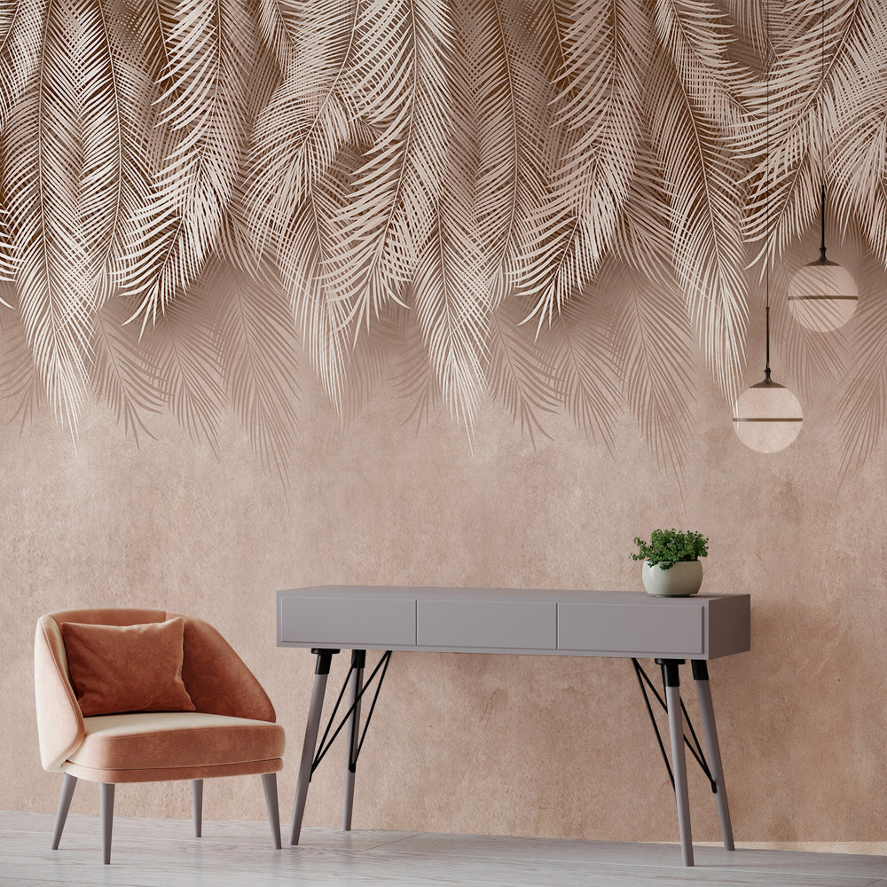 Desert Mist Palm Leaves