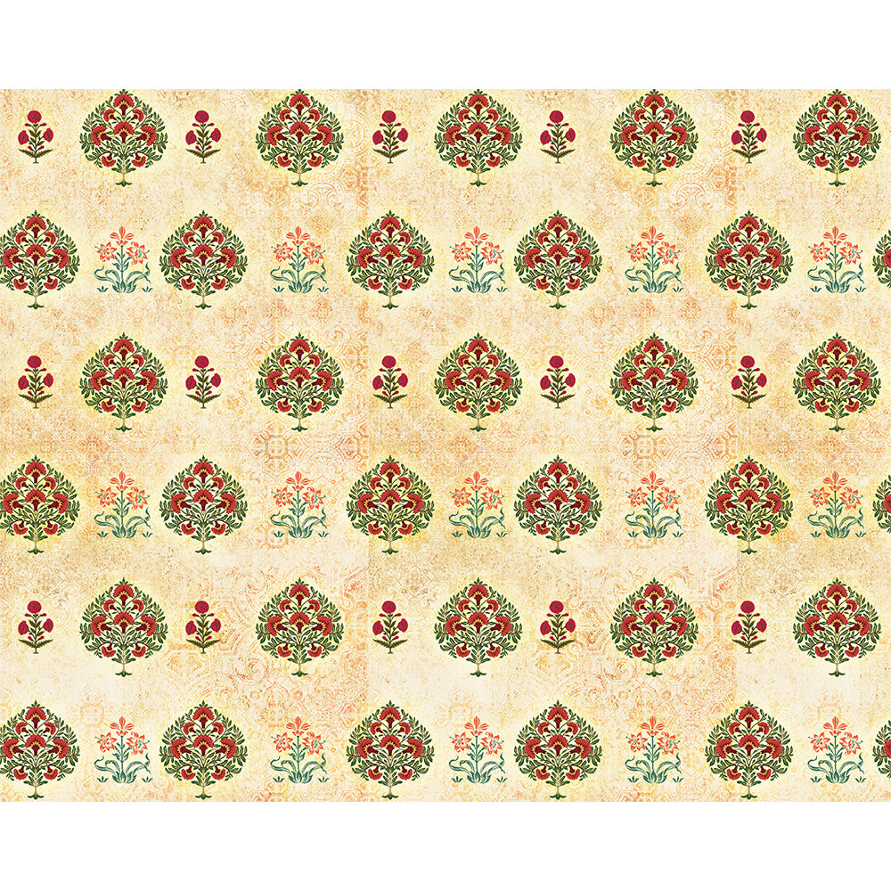 Classic Indian Booti Pattern