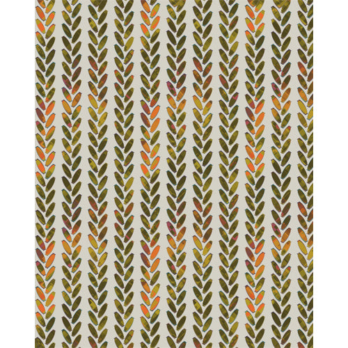 Hand-Painted Leaf Trail