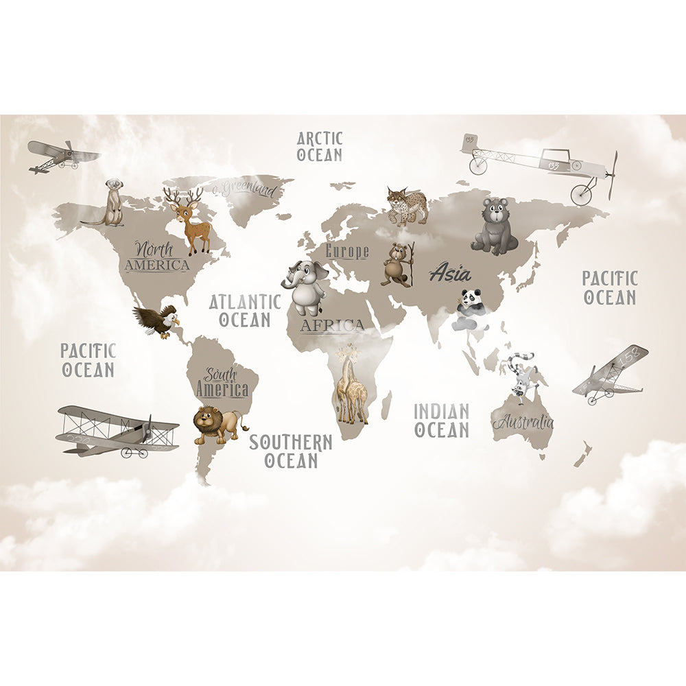 Adventure Animal World Map