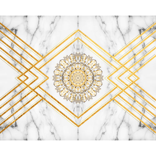 Luxe Geo-Mandala Panel