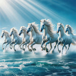 Load image into Gallery viewer, Seven Majestic White Horses