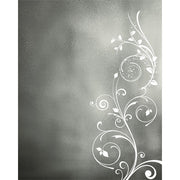 Frosted Floral Swirl