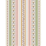 Load image into Gallery viewer, Folk Stripes in Bloom blind pattern in white, yellow, blue, orange and green, full design view