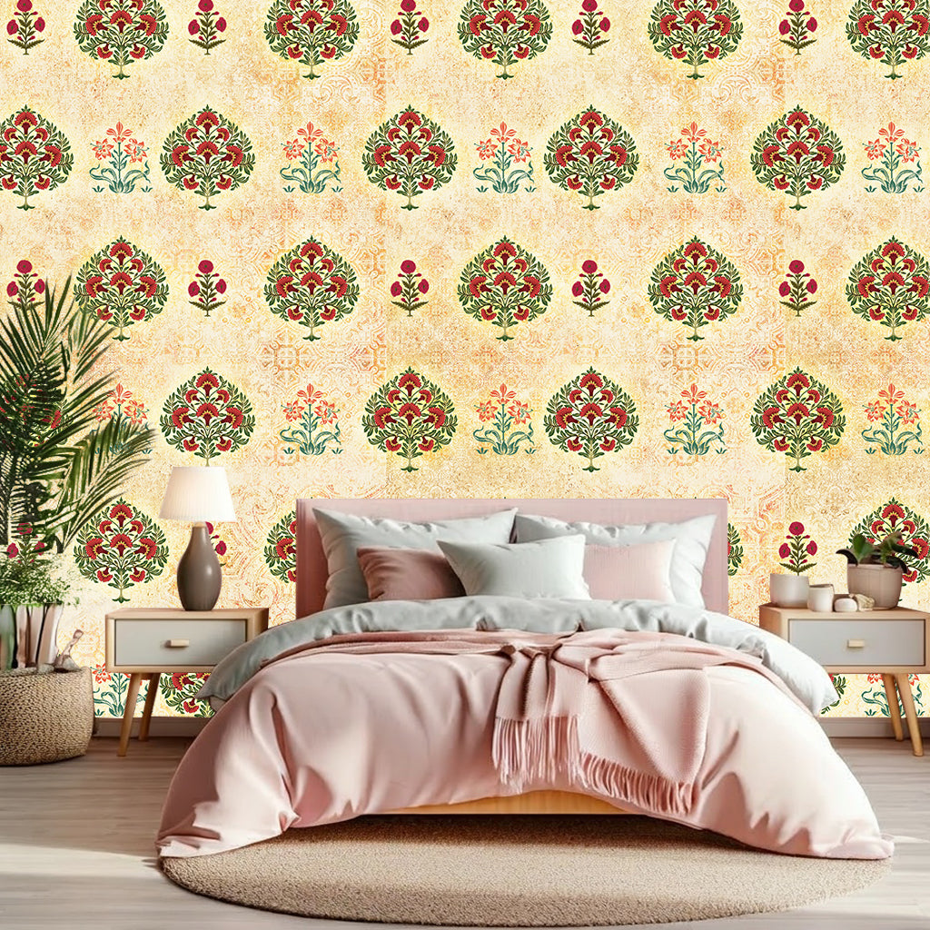 Classic Indian Booti Pattern