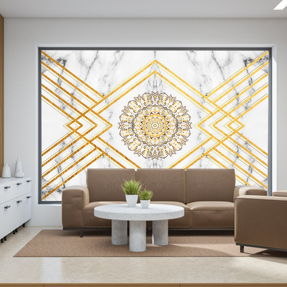 Luxe Geo-Mandala Panel
