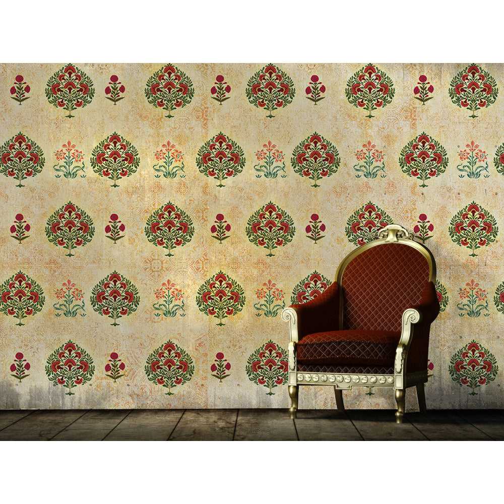 Classic Indian Booti Pattern