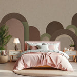 Load image into Gallery viewer, Earthy Layered Arches Wallpaper