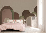 Load image into Gallery viewer, Earthy Layered Arches Wallpaper