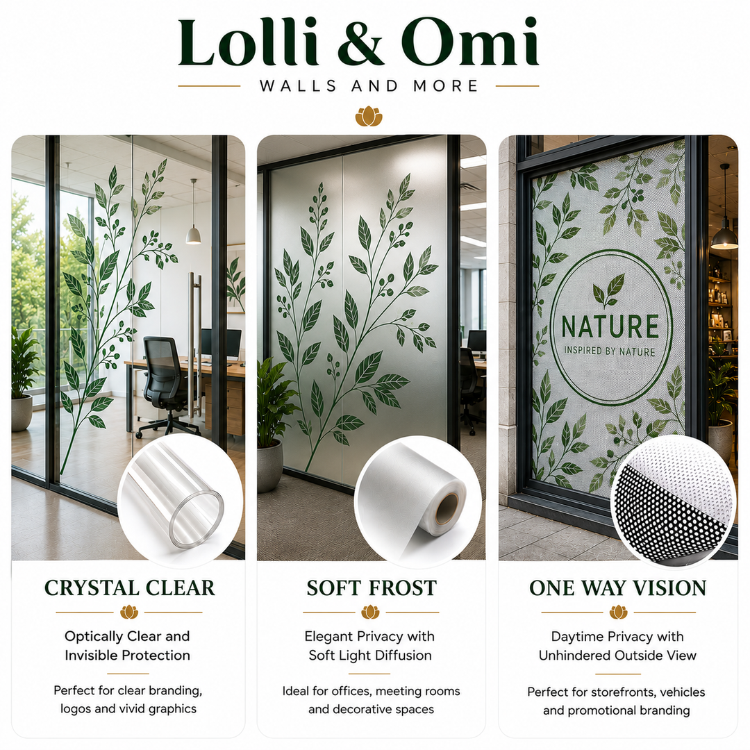 Glass film installation and finish sample