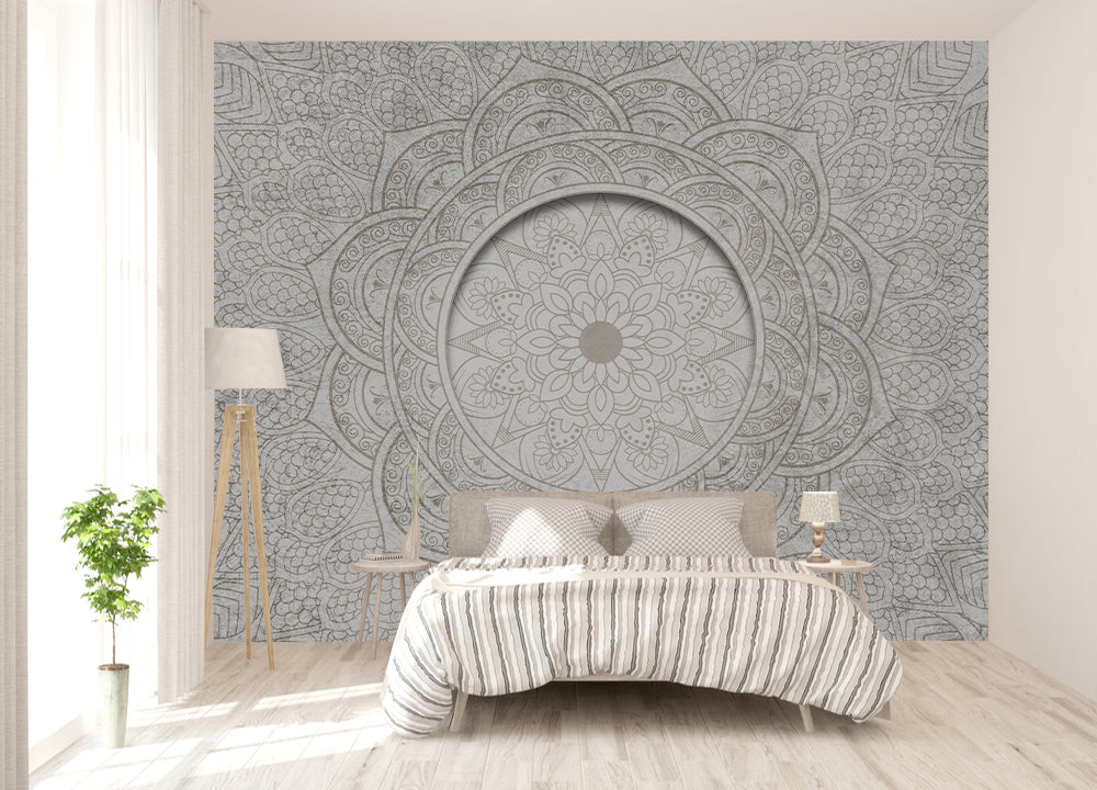 Calm Mandala Bloom Wallpaper